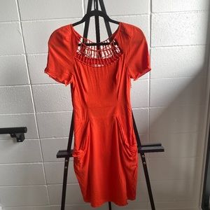 Orange Whistles Dress Size US 2